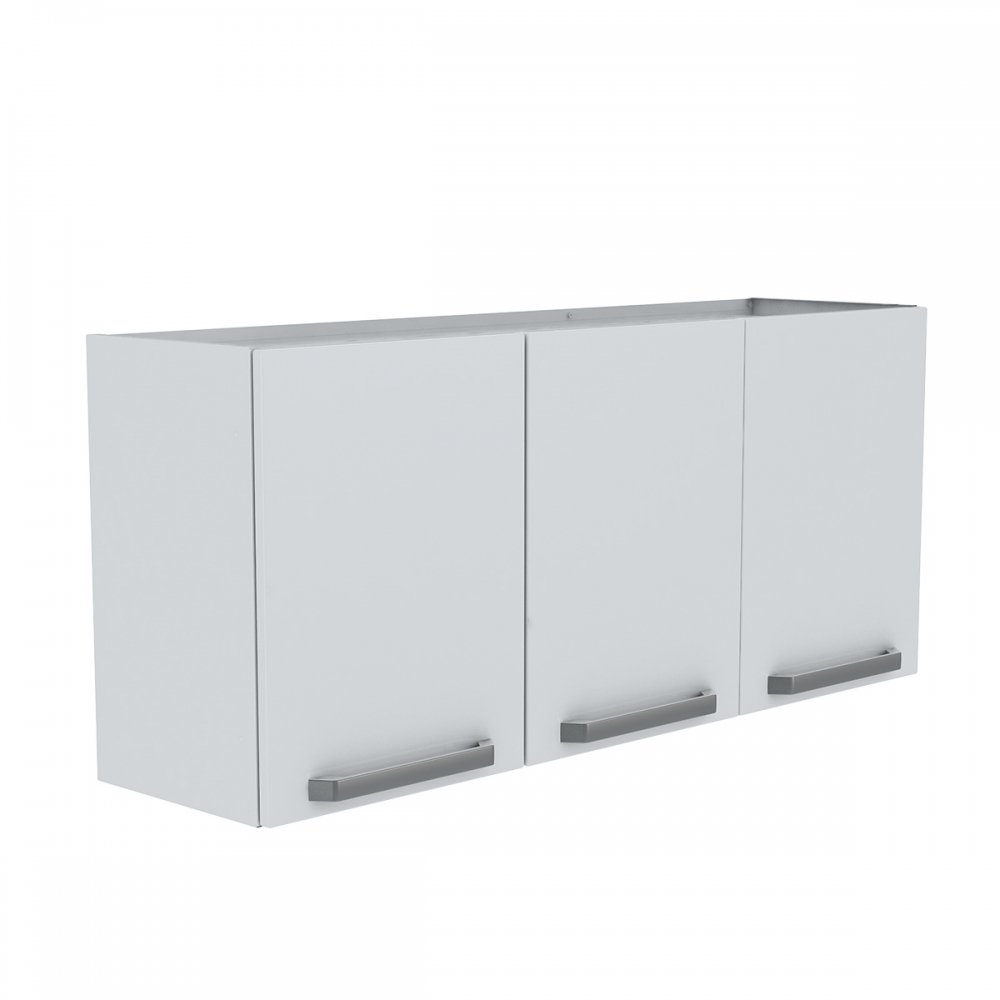 Armario De Cozinha Aereo Colormaq Verona 3 Portas 52 8x120cm Em Aco Colombo