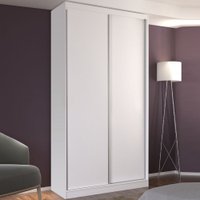 Guarda-roupa Solteiro 2 Portas De Correr 100% Mdf 8800 Branco - Foscarini