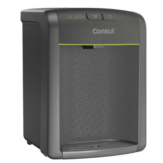 Purificador de Água Consul Refrigerado Antibactérias Cinza