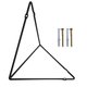 Suporte Mão Francesa Grande Triangular Prateleira Aramado Preto Fosco