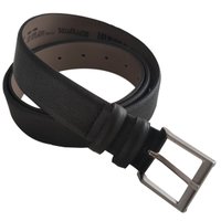 Cinto Masculino Couro Social Fasolo com Fivela Preto Tam 110