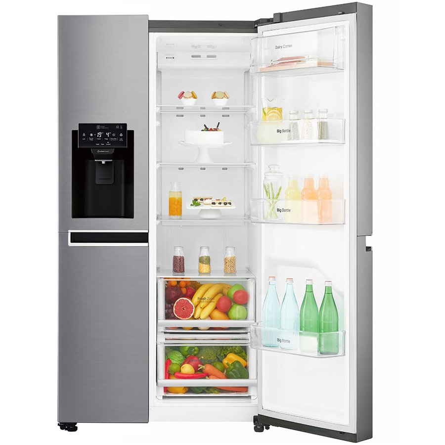 Geladeira LG Smart Side By Side 601 Litros Aço Escovado GCL247SLUV