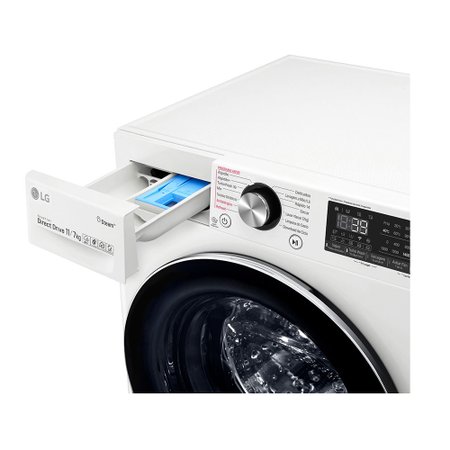 lavadora e secadora lg smart motor inverter vc2 11kg branca 220v cv9011wc4a