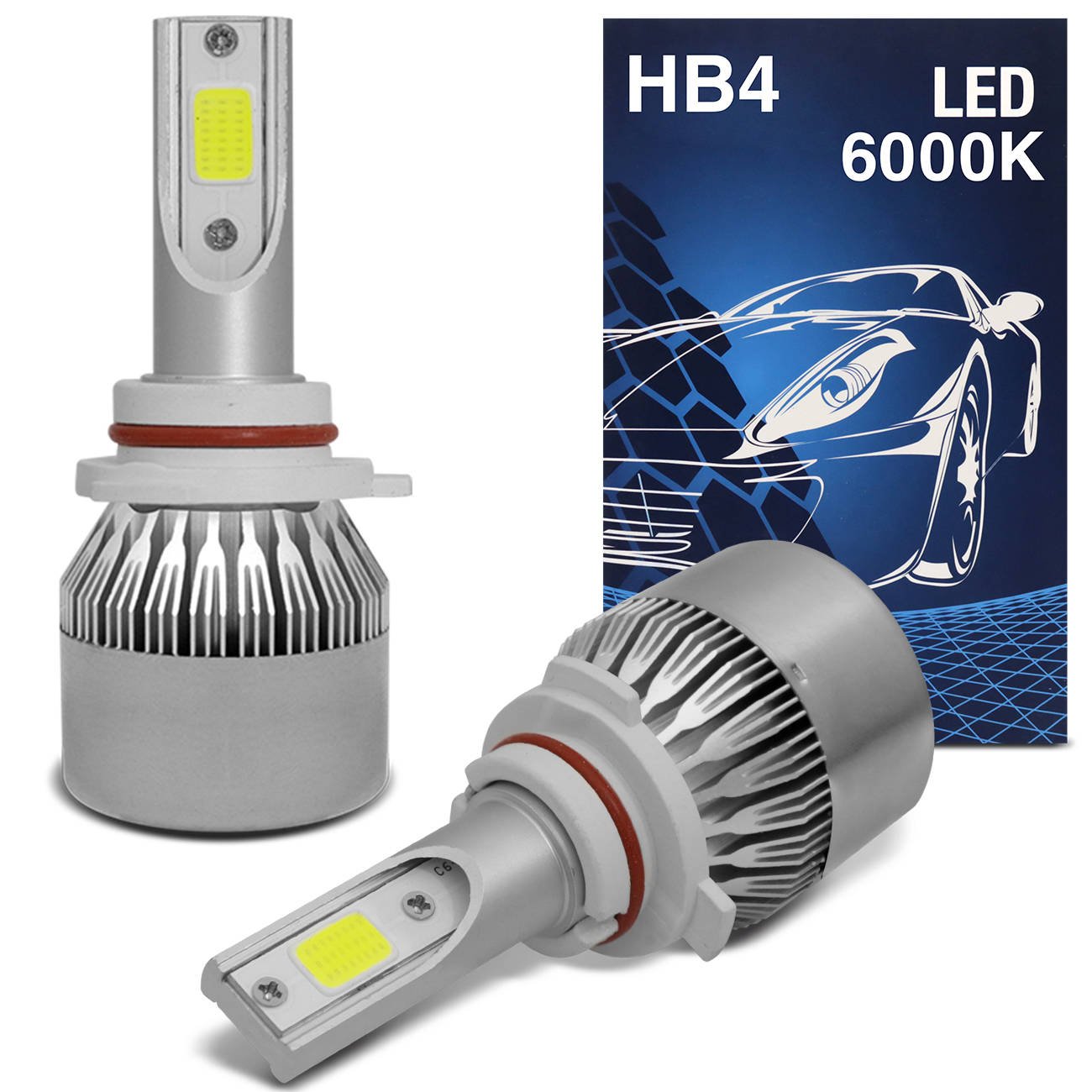 Fari LED Maranello Racing Sirius 6000K | Per Auto 12V | Luce Bianca Fredda | PSX24W