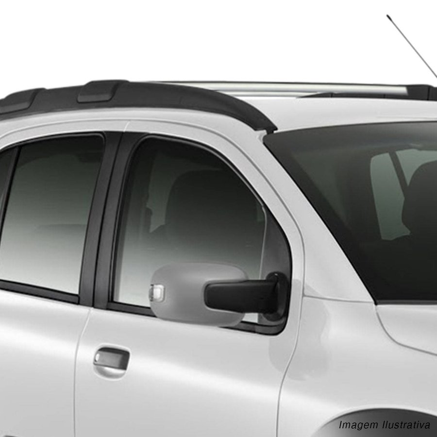 Rack De Teto Travessa Uno Way 2011 A 2019 Prata 4 Portas Suporta 35KG