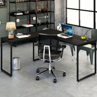 Mesa Para Escritório Angular Kuadra ônix - Compace