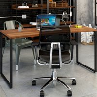 Mesa Para Escritório Kuadra Nogal 138 - Compace