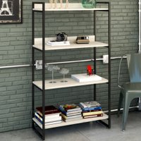 Estante Para Livros 4 Prateleiras Snow 8392 - Compace