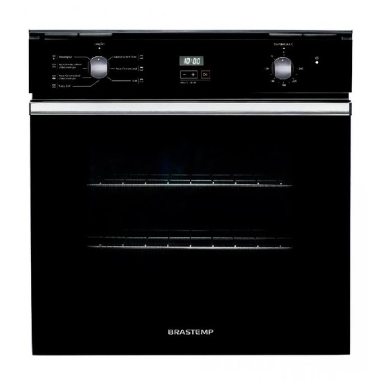 Forno Elétrico de Embutir Brastemp 84 Litros Inox Com Convecção e Termômetro Meat Control 220V BOT84ARBNA