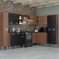 Cozinha Completa C Armario E Balcao Coimbra Multimoveis Branco E Preto Colombo Podendo variar de r$ 1.179,00 ate r$ 3.209,00, a depender da loja cozinha completa c armario e balcao