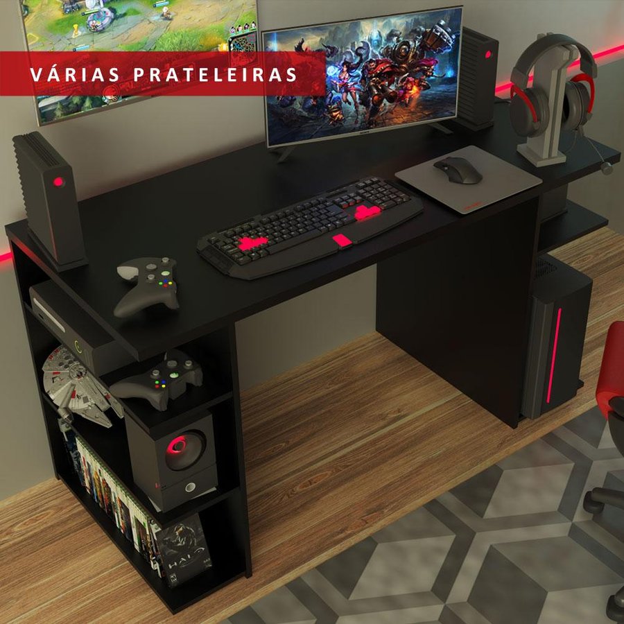 Mesa Gamer Madesa 9409 - Preto