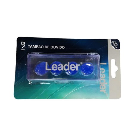 Tampão de Ouvido Leader LD228 Azul