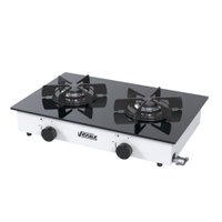 Fogao de Mesa 2 Bocas Venax Flamalar Vitreo Vermelho Gas GLP