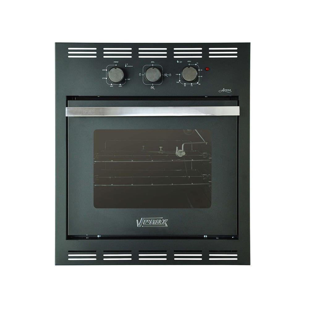 Forno 50l de Embutir Venax Preto - Elétrico - Arena Lux - 220v - Feeal50