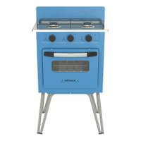 Fogao 2 Bocas Venax Gemini Vetro Gas GLP Azul