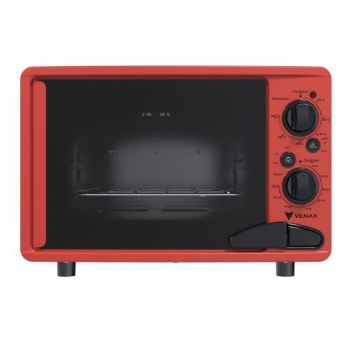 Forno 45l Venax Vermelho - Elétrico - Classic Vintage - 110v - Feluc45