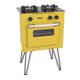 Fogao 2 Bocas Venax Mini Cook Amarelo Gas GLP
