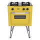 Fogao 2 Bocas Venax Mini Cook Amarelo Gas GLP