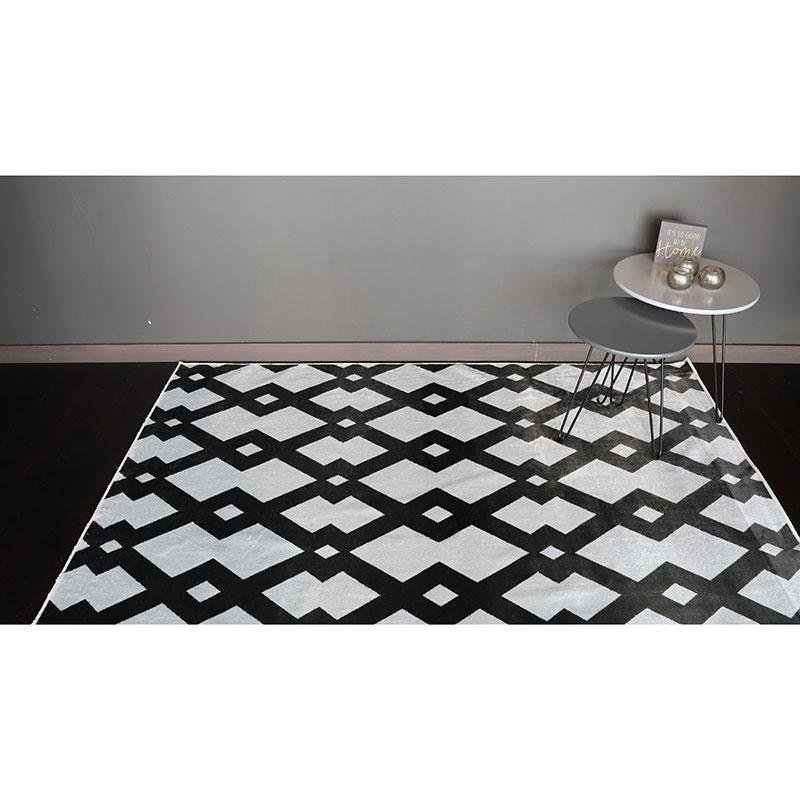 Tapete belga preto e branco