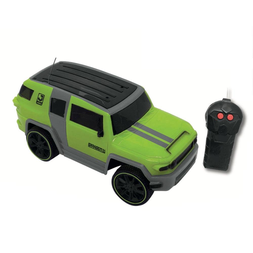 Carrinho de controle remoto verde clearance
