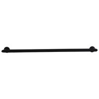 Toalheiro Suporte Porta Toalha Preto Banheiro Hortência 60cm