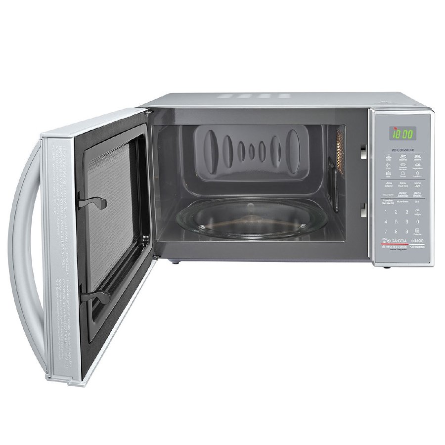 Forno Micro-ondas LG Com Grill Revestimento EasyClean™ Prata 30 Litros ...