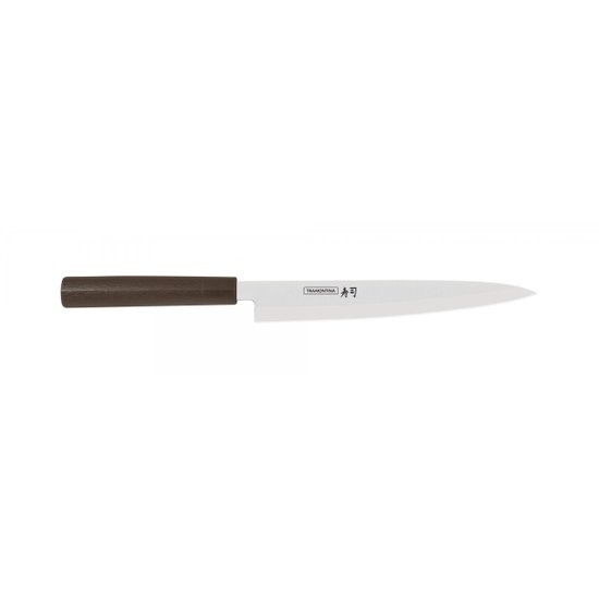 Faca Yanagiba Tramontina Sushi com Lâmina em Aço Inox e Cabo de Nylon 9" Tramontina