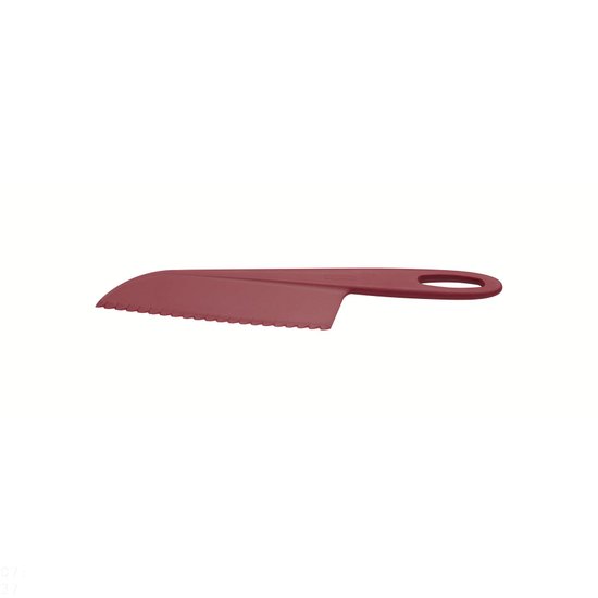 Faca para Bolo e Torta Tramontina Ability em Nylon Vermelho Tramontina