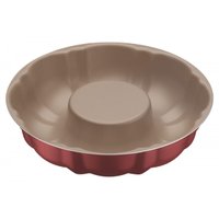 Forma para Bolo Tramontina Vermelha em Alumínio com Revestimento Antiaderente 24 cm 2 L Tramontina