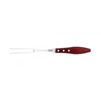 Garfo Trinchante Tramontina em Aço Inox e Cabo Vermelho Polywood Tramontina