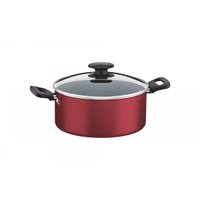 Caçarola Tramontina Loreto Alumínio Revestimento Antiaderente Starflon T1  20 cm 2,8 L Vermelha Tramontina