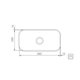 Cuba Aço Inox 430 Retangular Standard 56x34 Tramontina