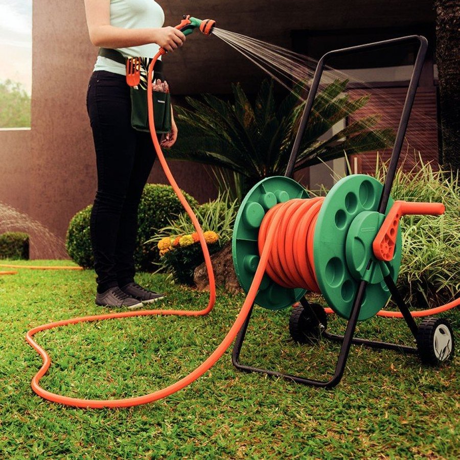 Carretel Para Mangueira De Jardim