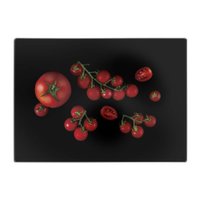 Tábua de Vidro para Corte Retangular 25cm x 35cm - tomate