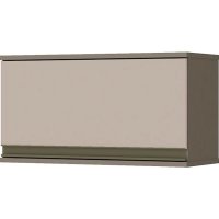 Armário Aéreo Henn 1 Porta Basculante Connect C77 - Duna / Cristal