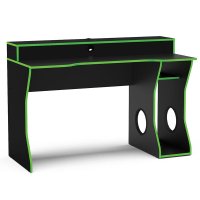 Mesa para Computador Gamer Fremont-Politorno - Preto / Verde