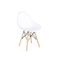 Cadeira Charles Eames Wood Vision Design - Branca