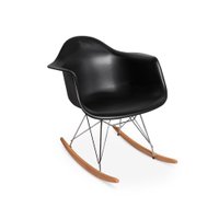 Cadeira Charles Eames Rar - Balanço - Design - Preta
