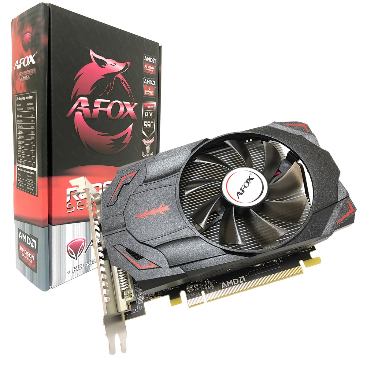 Видеокарта rx 550 4gb