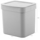 Lixeira 4,7 litros Trium OU Branco