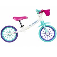 Bicicleta Aro 12 Balance Bike De Equilíbrio Sem Pedal Feminina Cecizinha Caloi