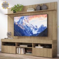 Rack com Painel TV 65" Madri Multimóveis com Suporte  e Prateleira Rustic