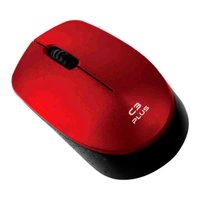Mouse C3Tech C3Plus M-W17RD Wireless 1000 DPI Vermelho