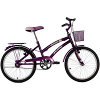 Bicicleta Feminina Aro 20 com Cestinha Susi violeta