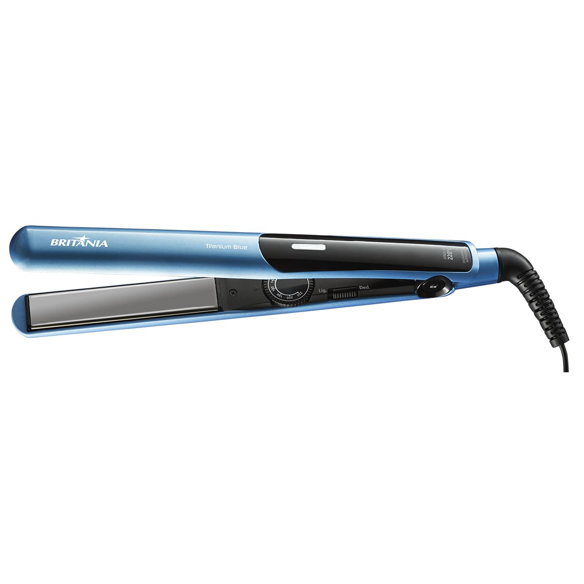 Prancha Britânia Titanium Blue
