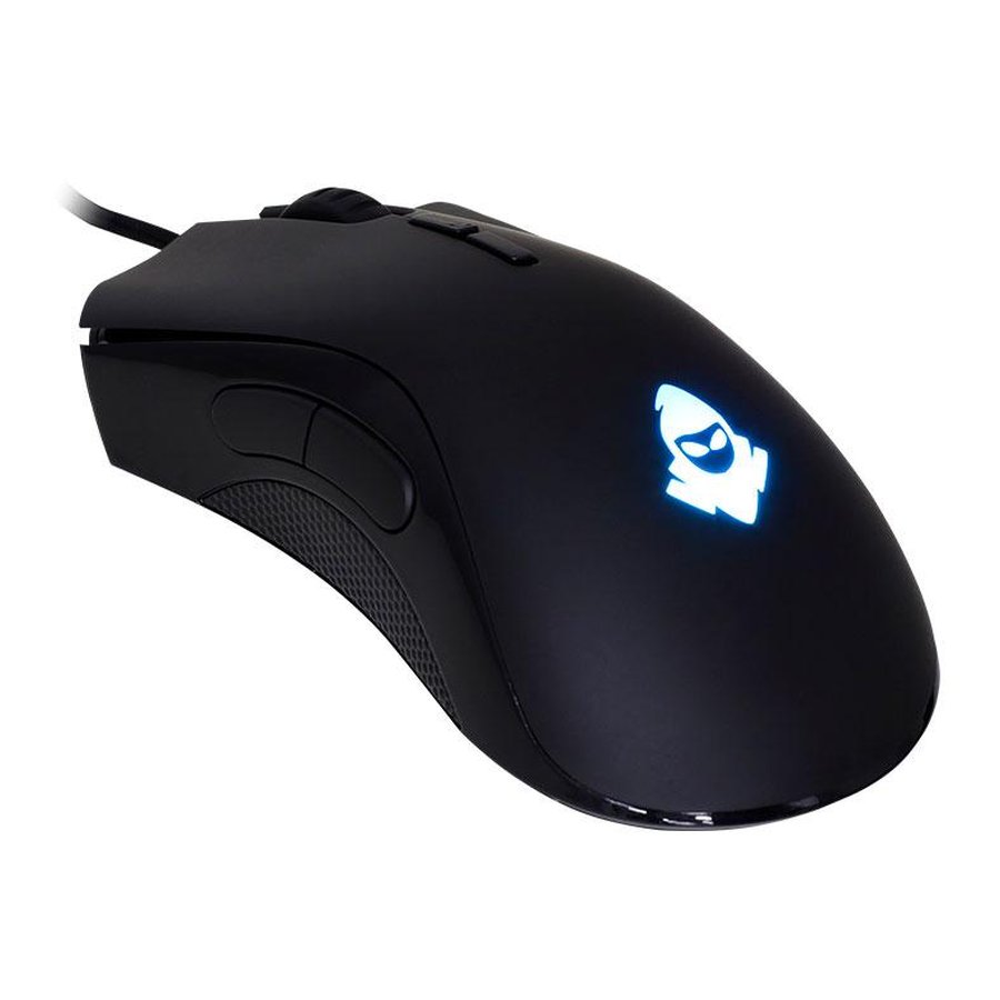 Mouse Gamer Mancer Lead RGB 10000DPI Preto, MCRLEARGB01