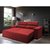 Sofá 2,62m Retrátil e Reclinável com Molas Cama inBox Top Tecido Suede Velusoft Vermelho