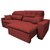 Sofá 2,92m Retrátil e Reclinável com Molas Cama inBox Confort Tecido Suede Velusoft Vermelho