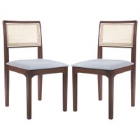 Kit 2 Cadeiras Decorativa Sala de Jantar Nivea Amêndoa - Gran Belo