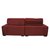 Sofá 2,12m Retrátil e Reclinável com Molas Cama inBox Confort Tecido Suede Velusoft Vermelho